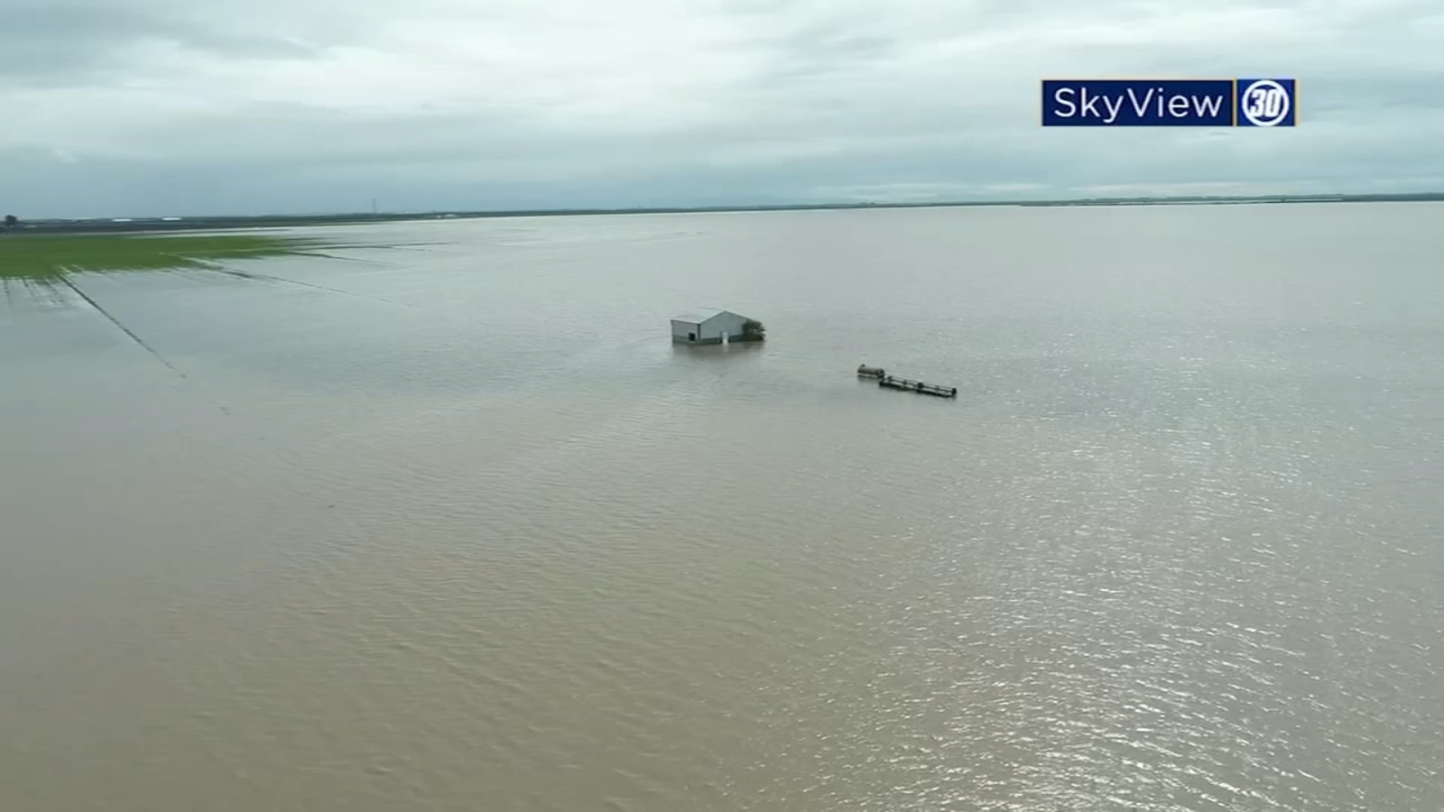 Tulare Lake Refills, Affects Kings County Farmland.