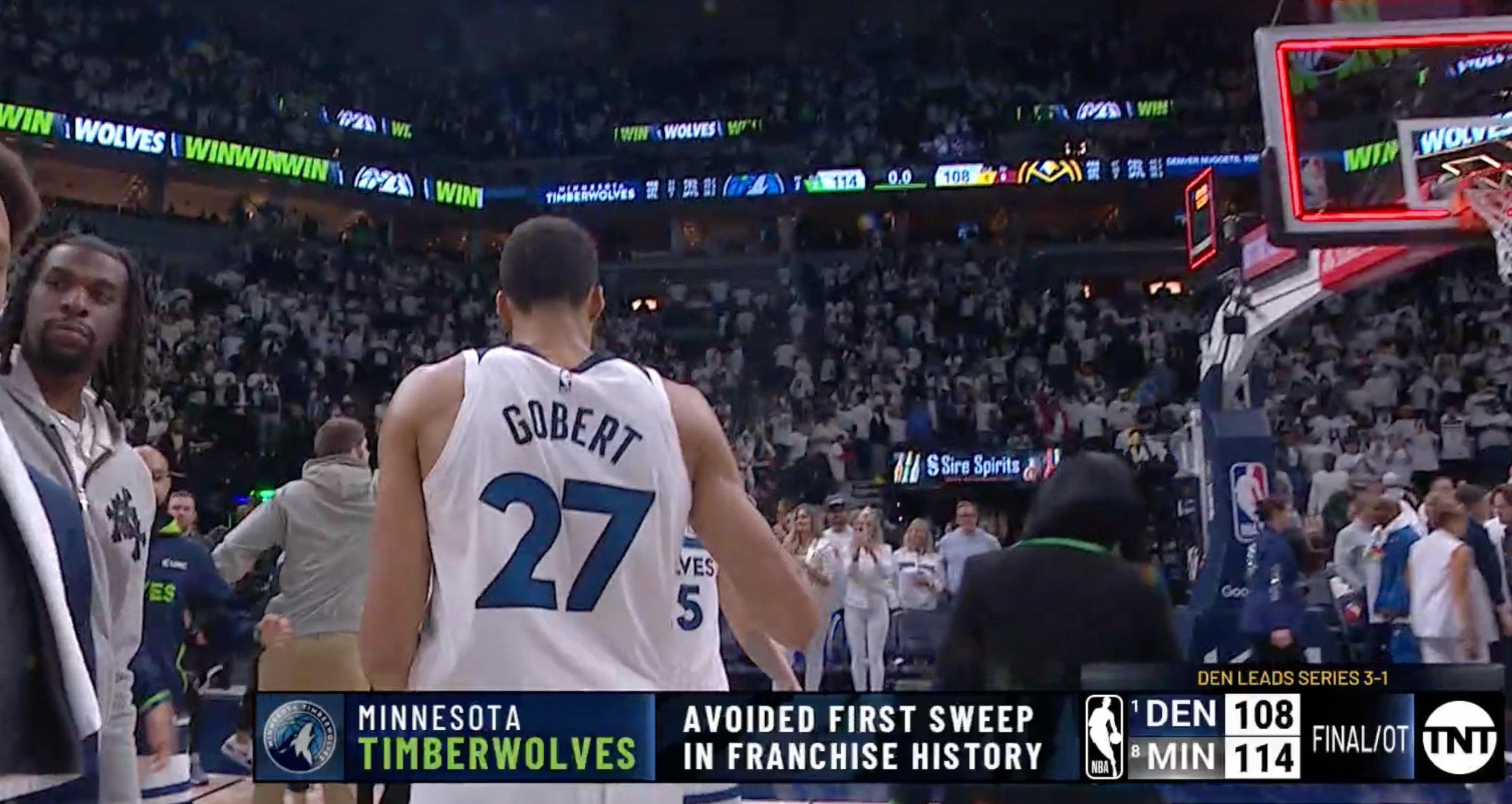 Timberwolves avoid sweep, face Nuggets in Game 5 of NBA Playoffs.