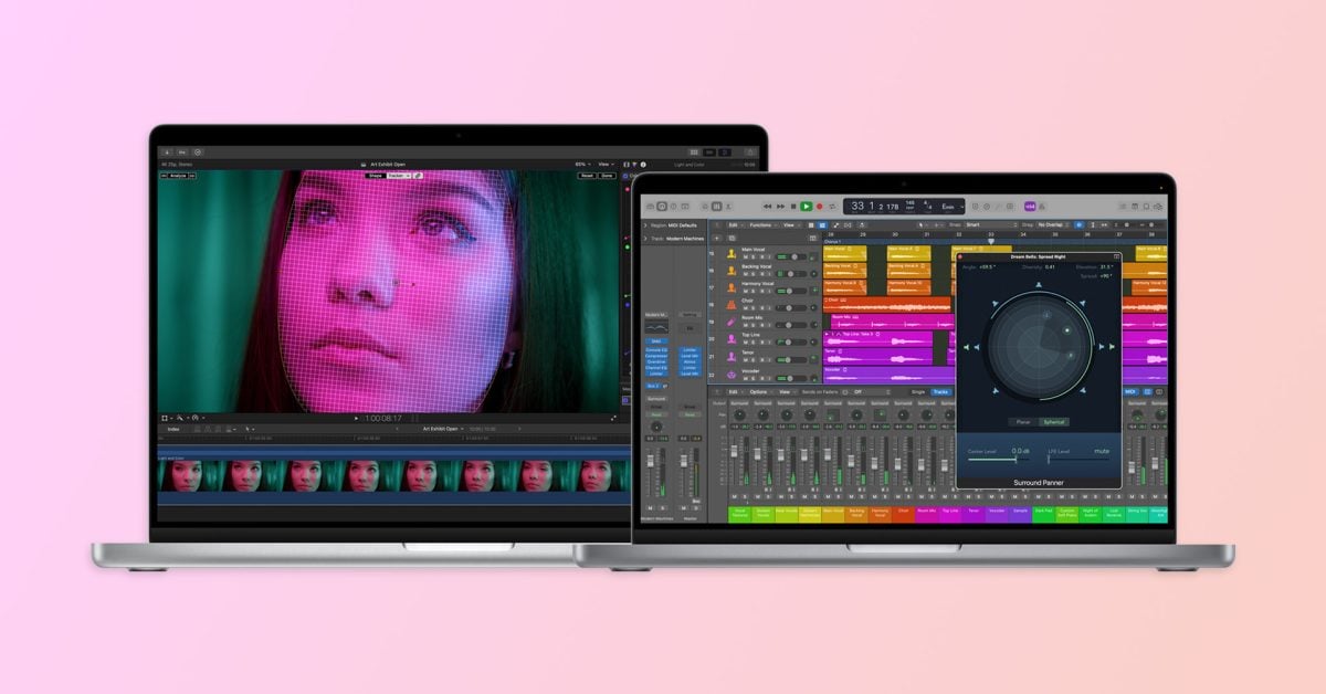 Featured image for macOS updates bring iPad app support to Final Cut and Logic Pro.