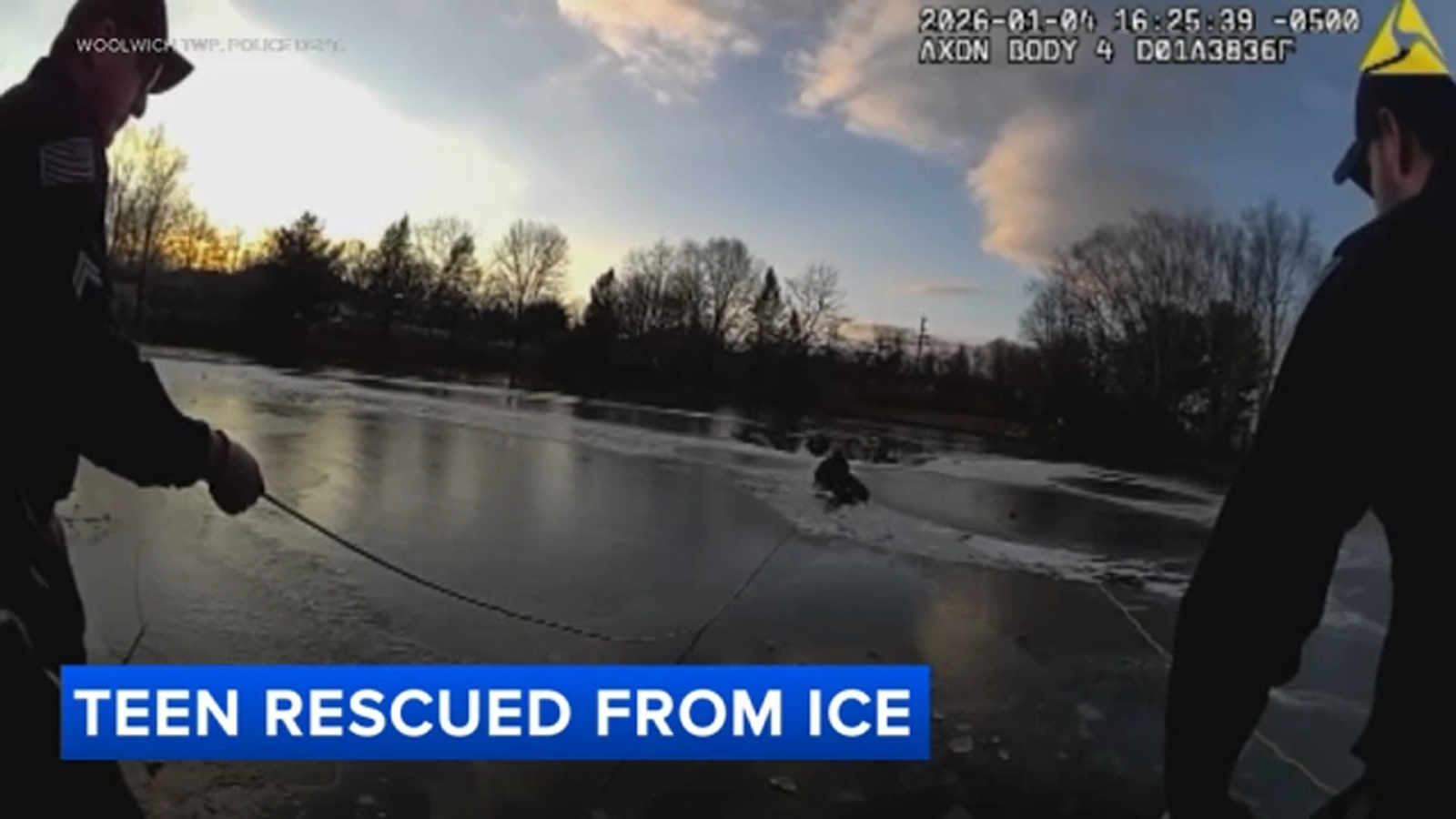Featured image for South Jersey Police Rescue Teen from Dangerous Frozen Pond