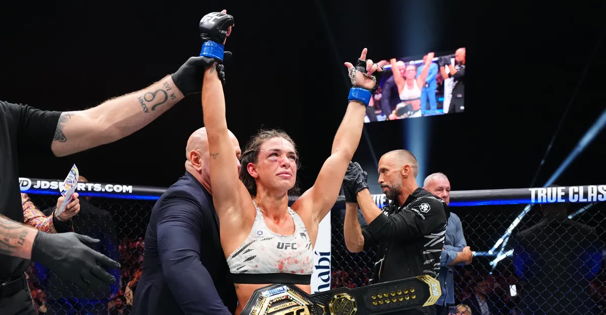 Featured image for Pros Celebrate Mackenzie Dern's Emotional UFC 321 Victory