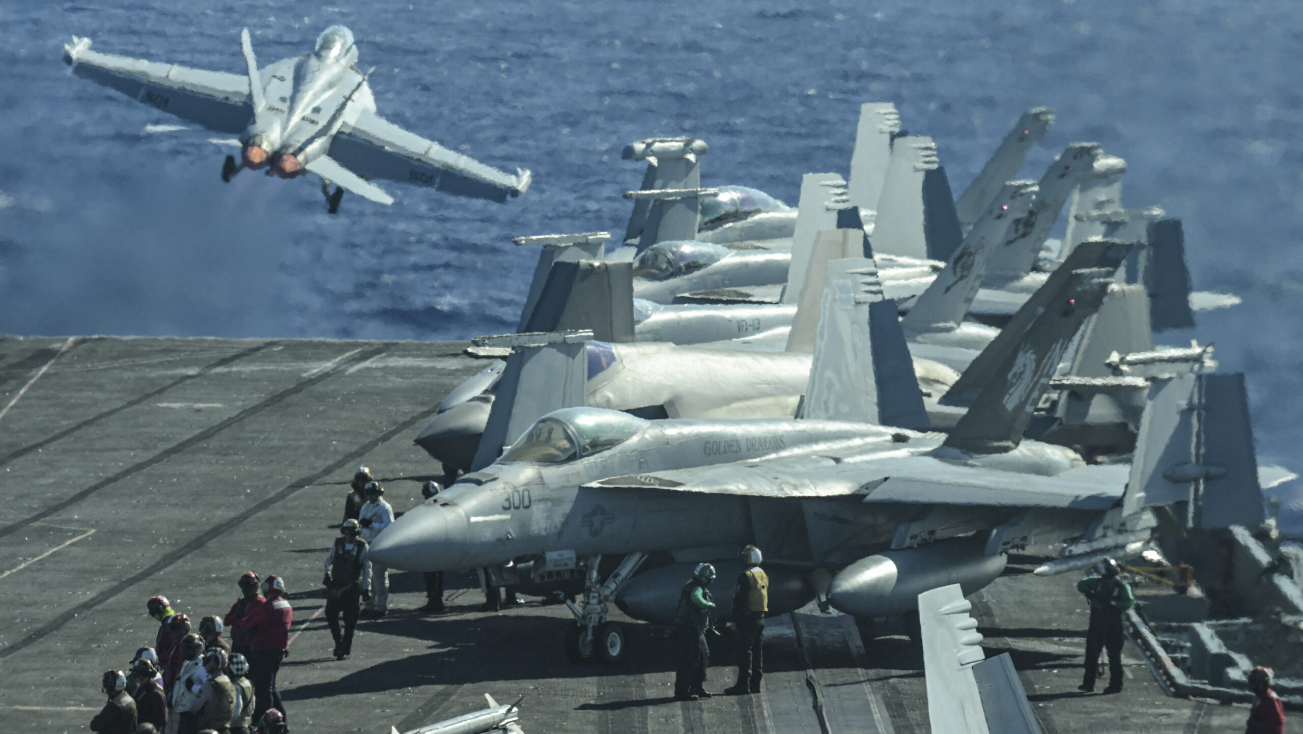 Featured image for US Navy accelerates development of autonomous carrier-based drone fighters