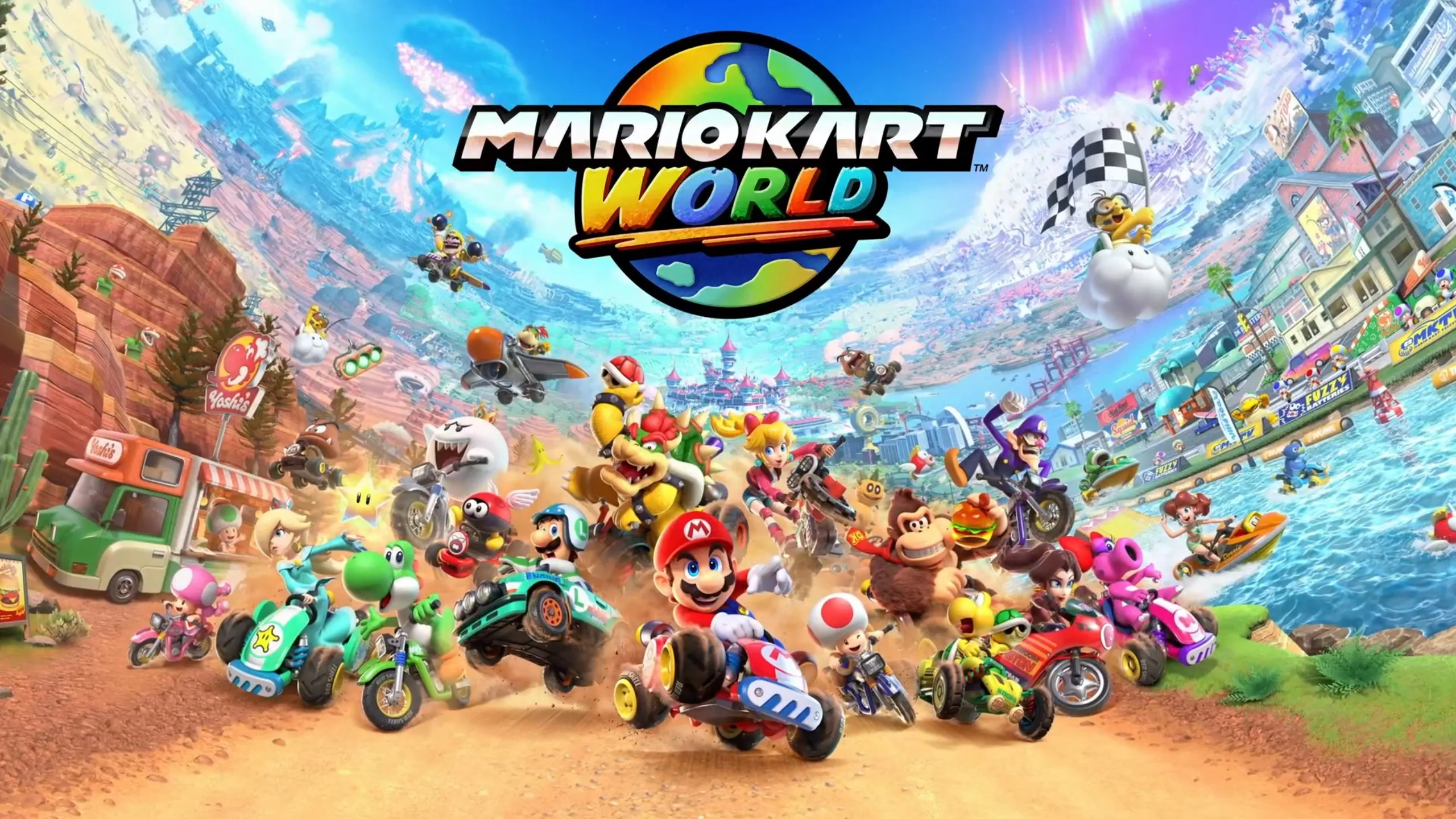 Featured image for Mario Kart World Overcomes Development Challenges to Feature Classic Remixes