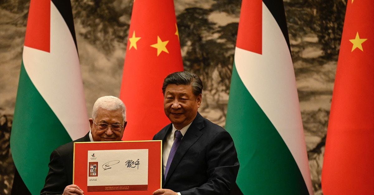 China's Xi Jinping supports Palestinian statehood and peacemaking efforts.