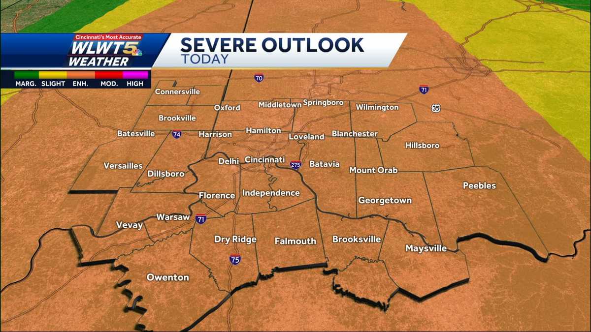 Severe Storms Expected Sunday.