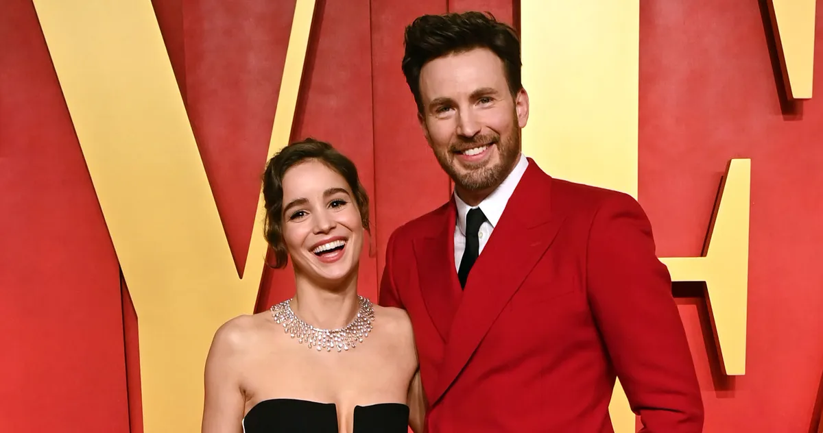 Featured image for Chris Evans and Alba Baptista Welcome Their First Baby Girl