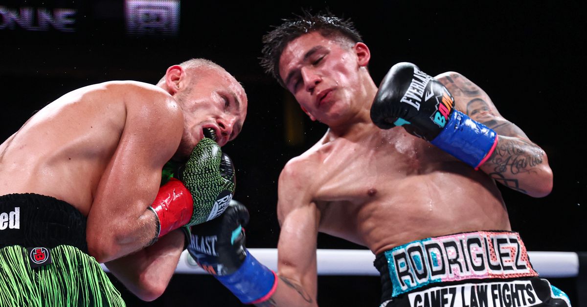 Featured image for "Bam Rodriguez Dominates Edwards to Unify Flyweight Belts"