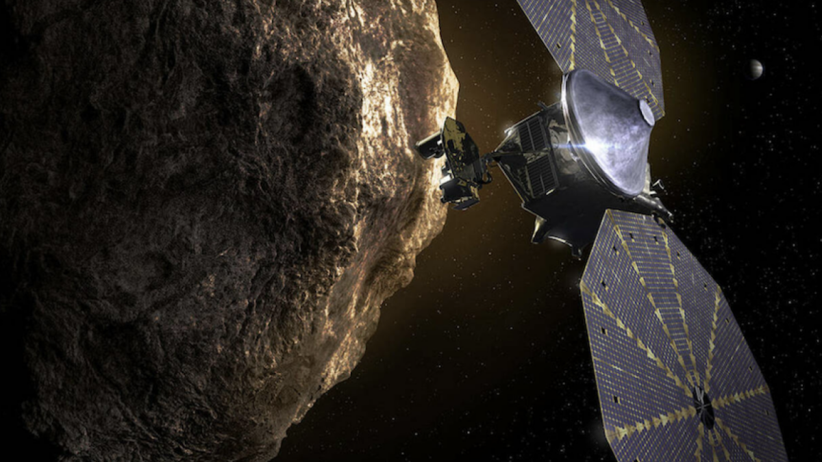Featured image for NASA's Lucy Mission Discovers Unexpected Bonus Asteroid During High-Speed Encounter