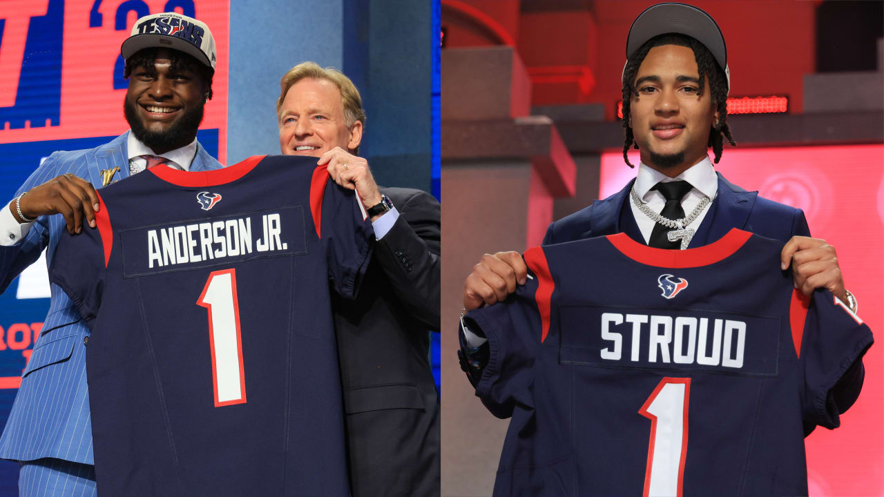 Texans surprise with draft picks of C.J. Stroud and Will Anderson Jr.