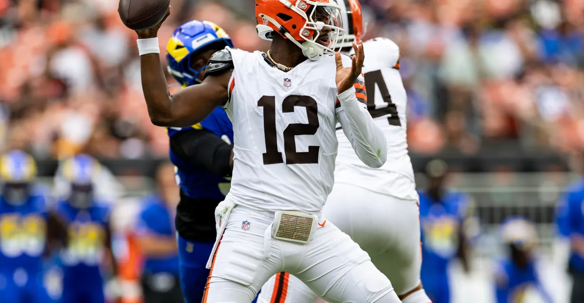 Featured image for Shedeur Sanders Faces Challenges but Remains Optimistic with Browns