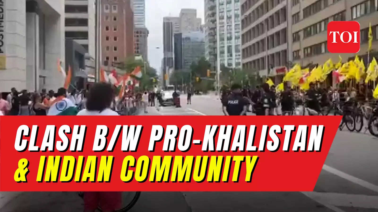 Featured image for "Pro-Khalistan Protests in Toronto Ignite Controversy and Concerns for Trudeau"