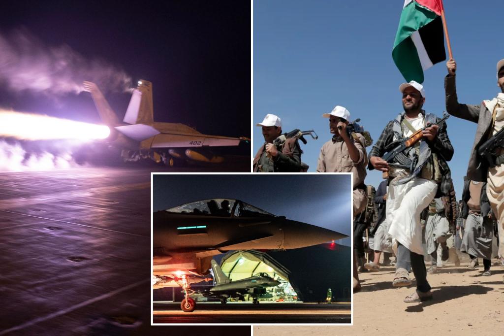 "US and UK Conduct Multiple Airstrikes on Houthi Targets in Yemen Amid Escalating Tensions"