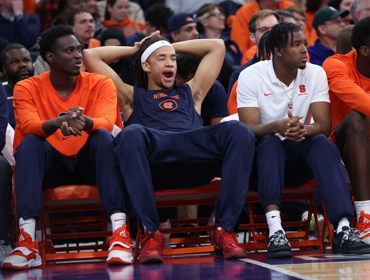 Featured image for Syracuse basketball's victory over Cornell overshadowed by Benny Williams' absence