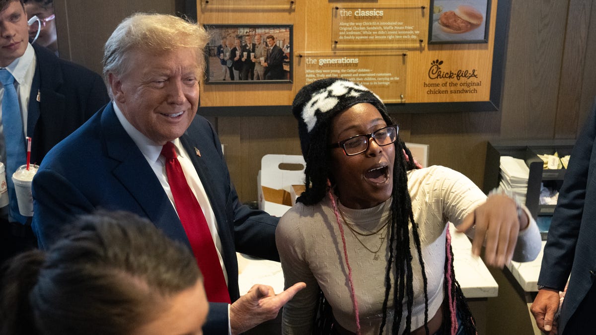 "Trump's Viral Visit: Buying 30 Milkshakes at Atlanta Chick-fil-A"