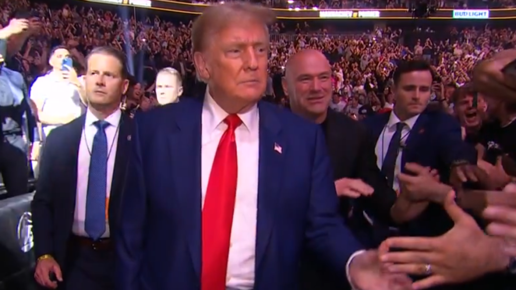Featured image for Trump Attends UFC 302 Amid 'Hush Money' Conviction
