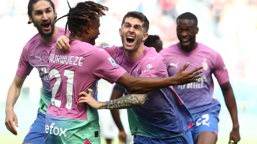 Featured image for "Pulisic Shines as AC Milan Stroll Past Lecce"