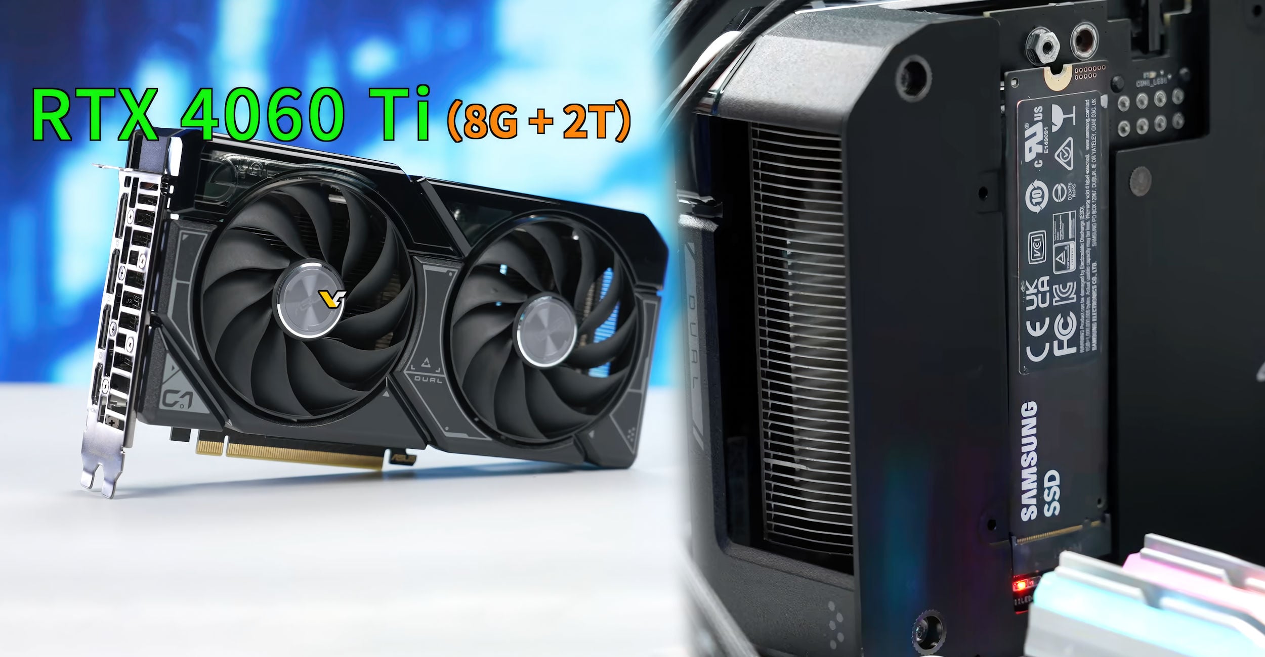 Featured image for ASUS Unveils RTX 4060 Ti Graphics Card with M.2 SSD Slot