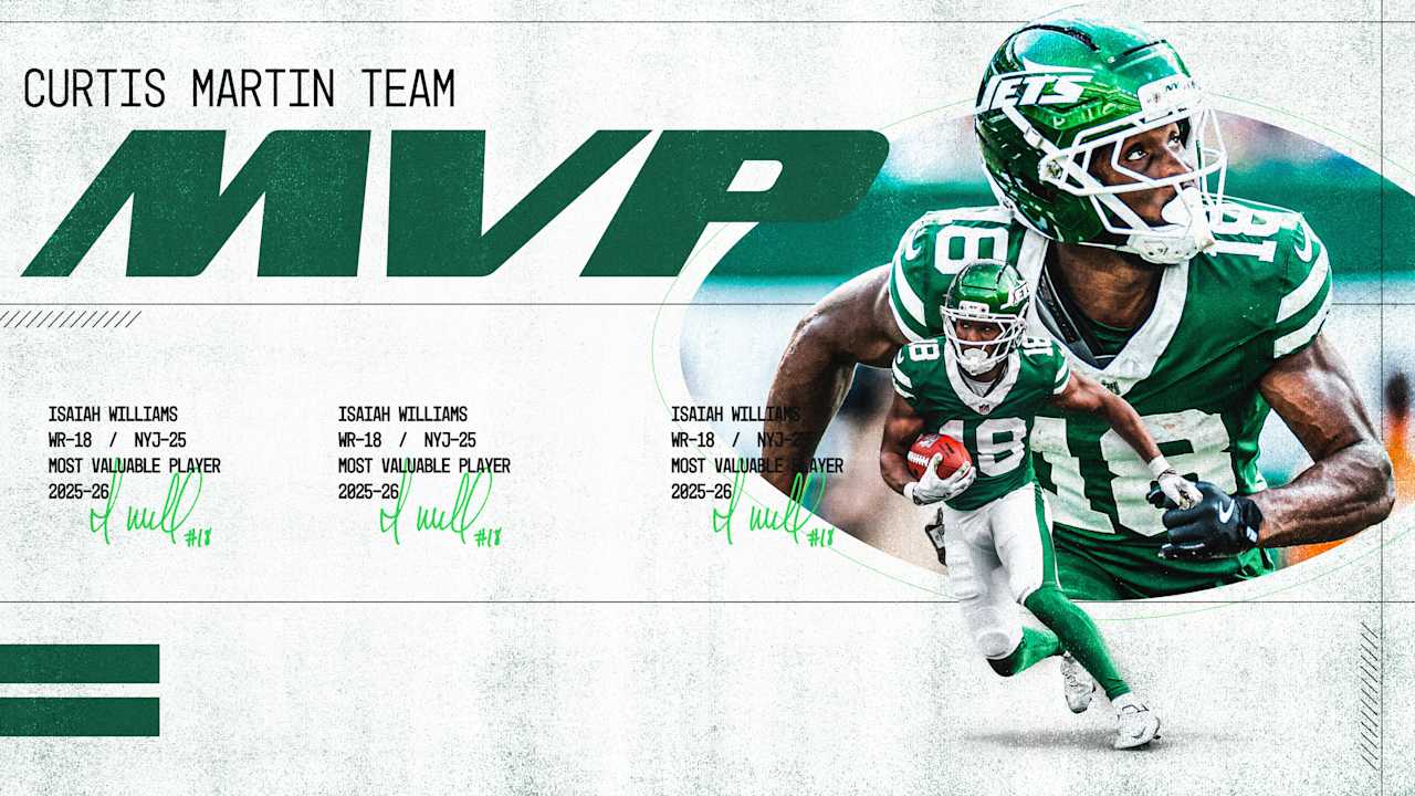 Featured image for Isaiah Williams Honored as Jets 2025 Team MVP