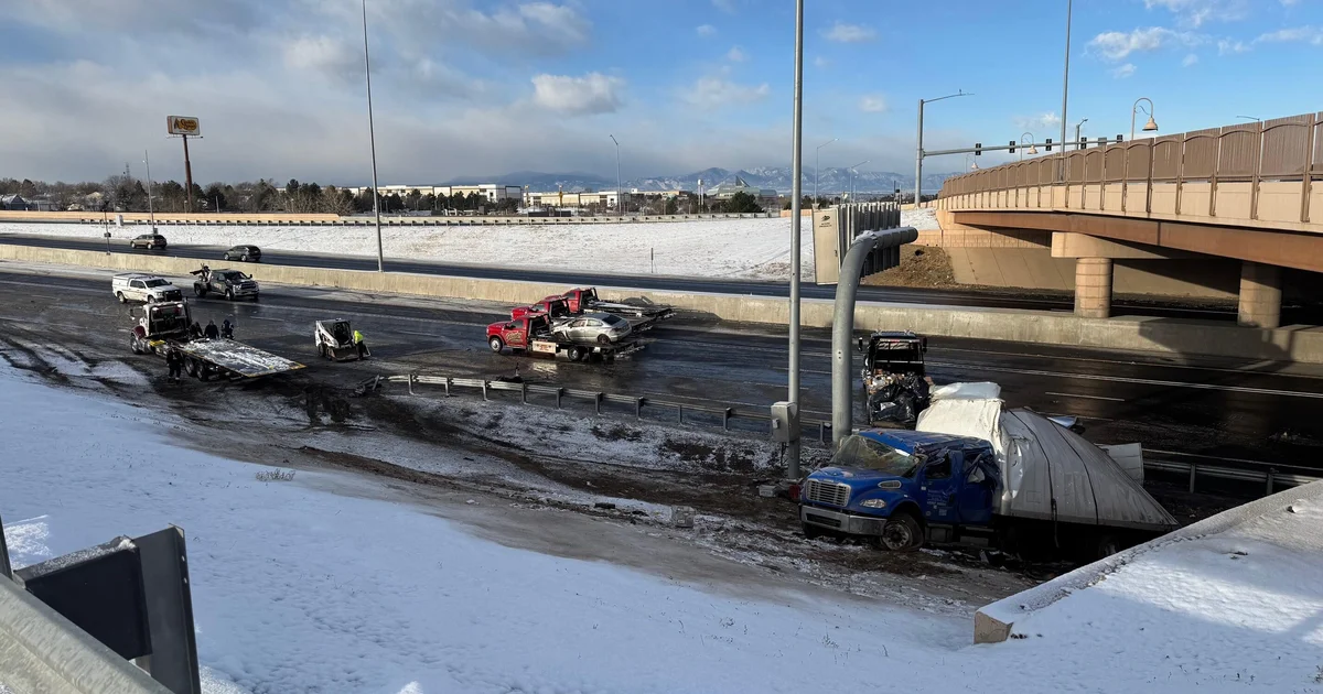 Featured image for I-25 N Reopened After Multi-Injury Crash in Denver