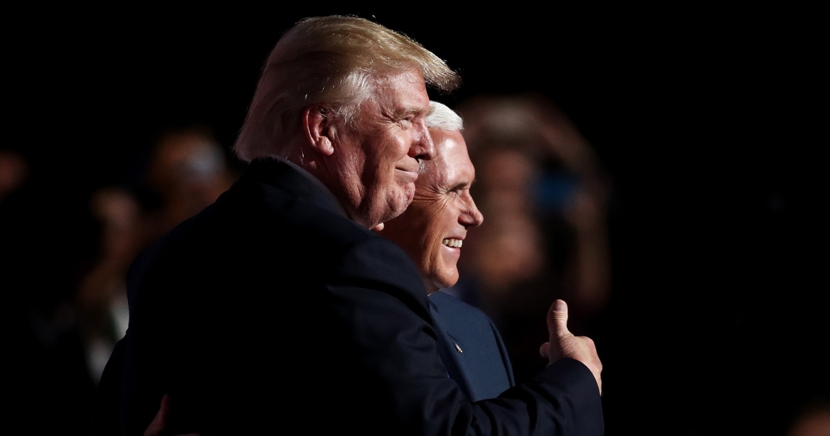 Pence Takes Stronger Stance Against Trump's Departure from Conservative Principles.