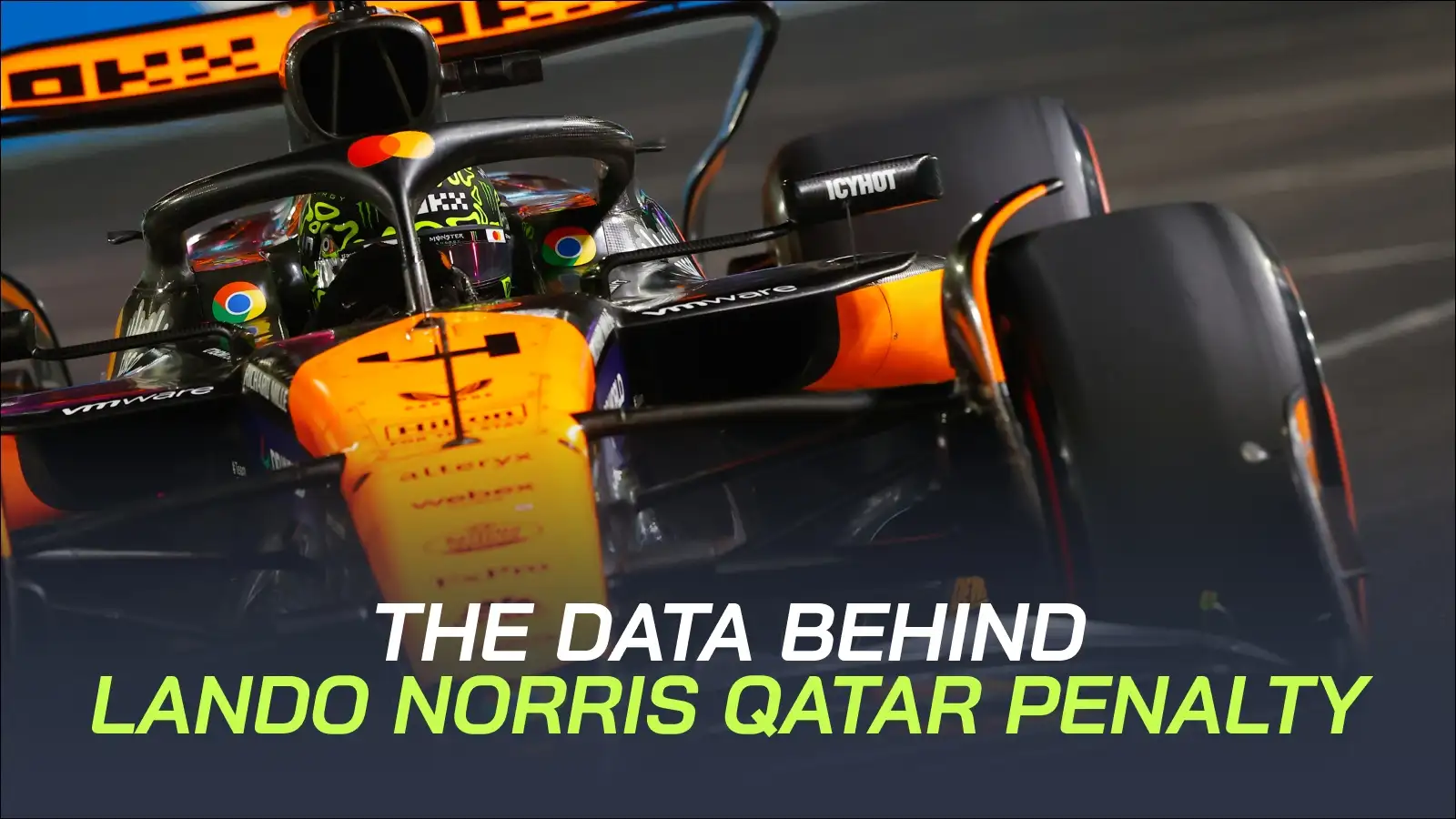 Featured image for Qatar GP Sparks Norris Controversy Amid Verstappen's Dominance