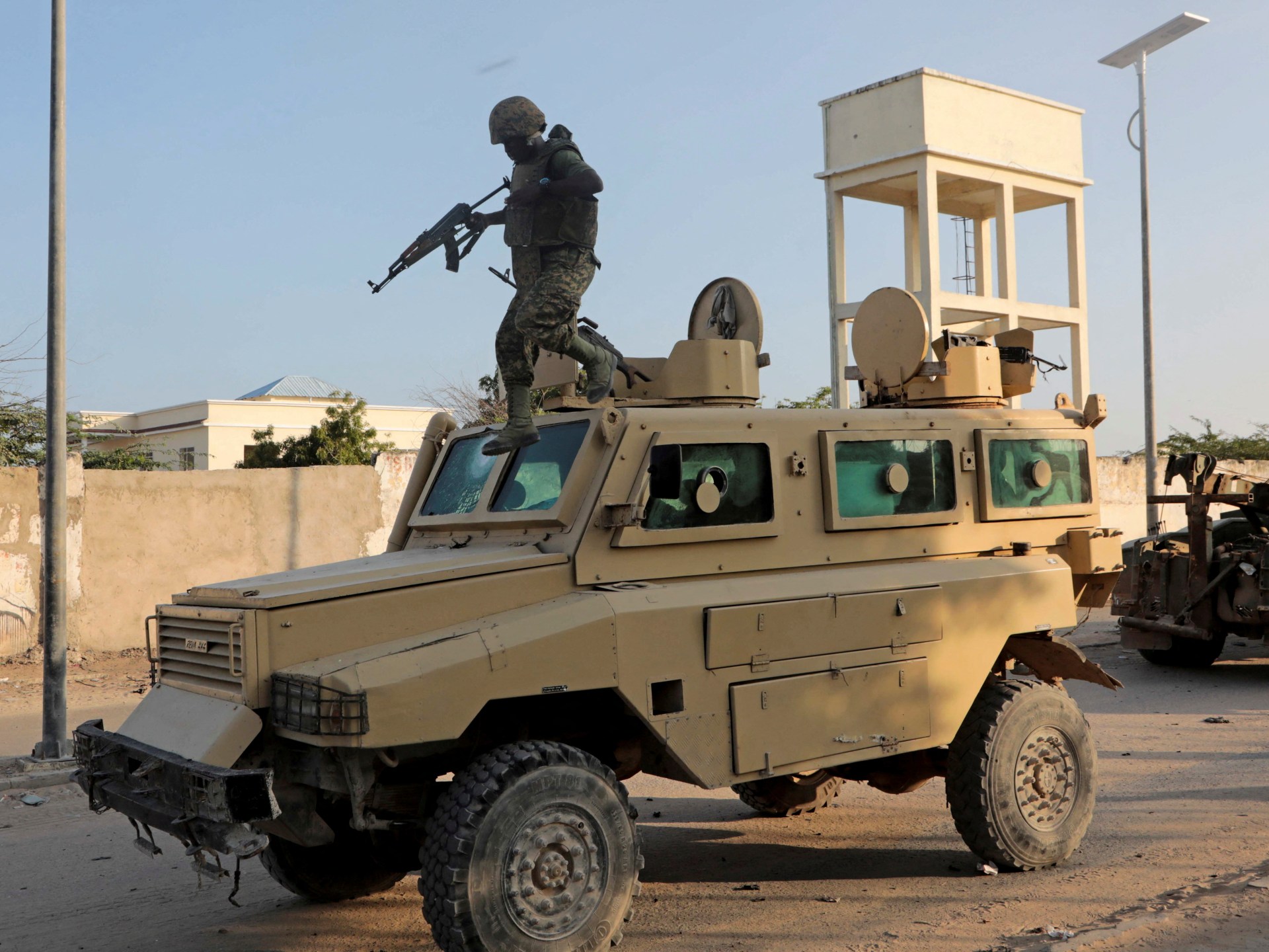 Museveni confirms 54 Ugandan soldiers killed by Al-Shabab in Somalia.