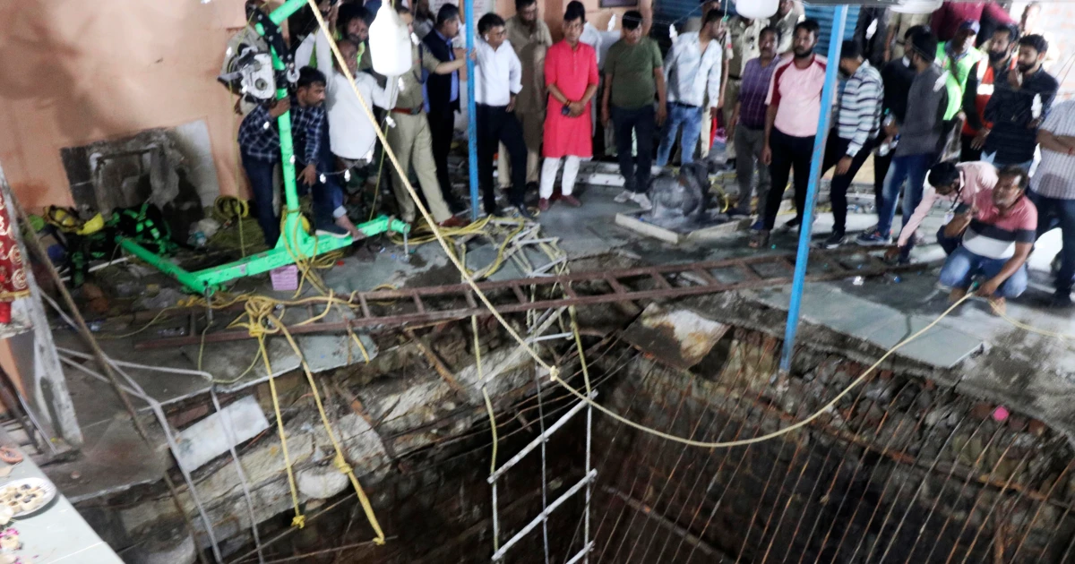 Indian temple tragedy: Dozens killed in well collapse.