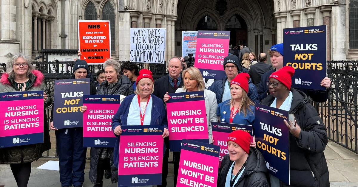 UK court limits nurses' strike action.
