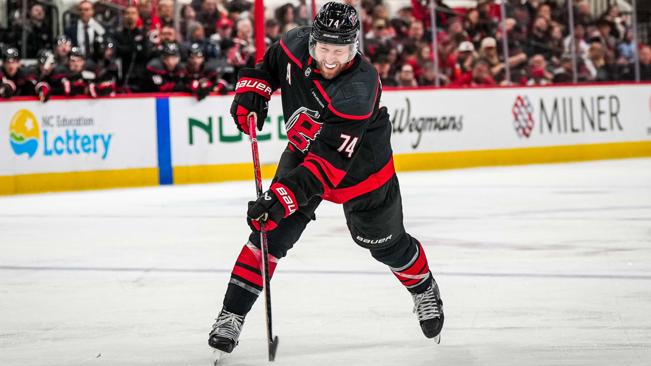 Featured image for Jaccob Slavin Returns to Hurricanes Lineup, Leads Team to Third Straight Win