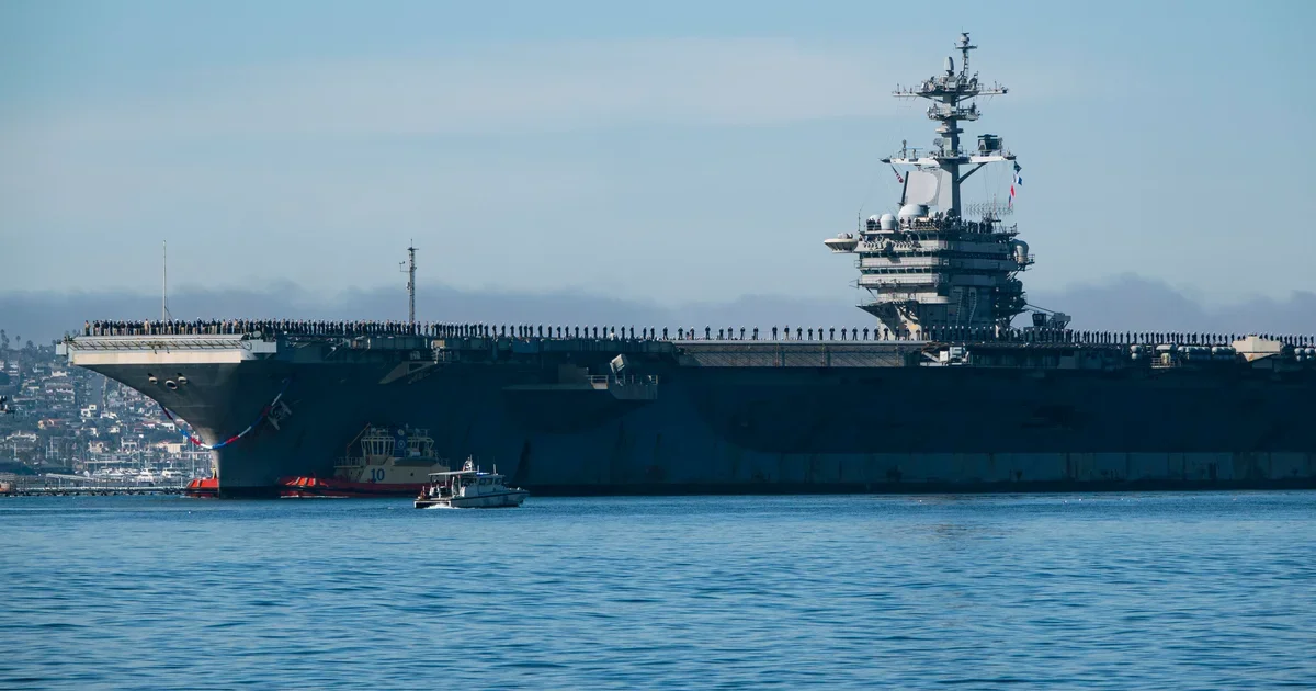 U.S. shoots down Iranian Shahed-139 drone after it closes on USS Abraham Lincoln