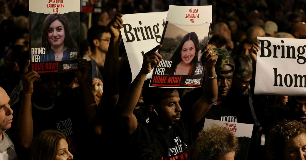 Israeli Hostages Demand Immediate Release of Captives at Tel Aviv Rally