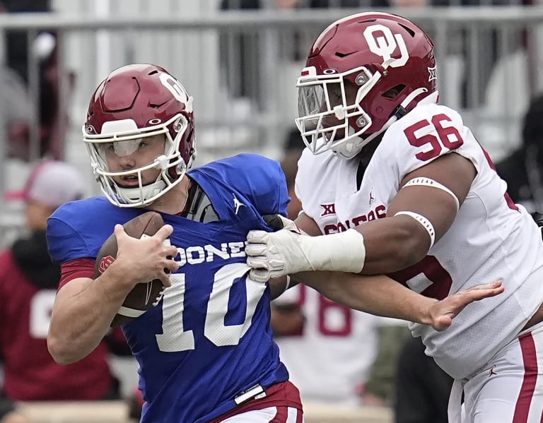 Featured image for "Jackson Arnold impresses in OU debut, Sooners defense shines in spring game"