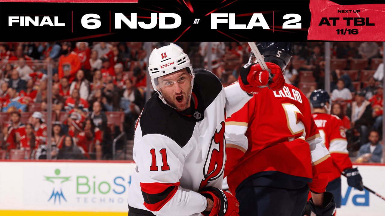 Featured image for Devils Sweep Panthers with Back-to-Back Wins