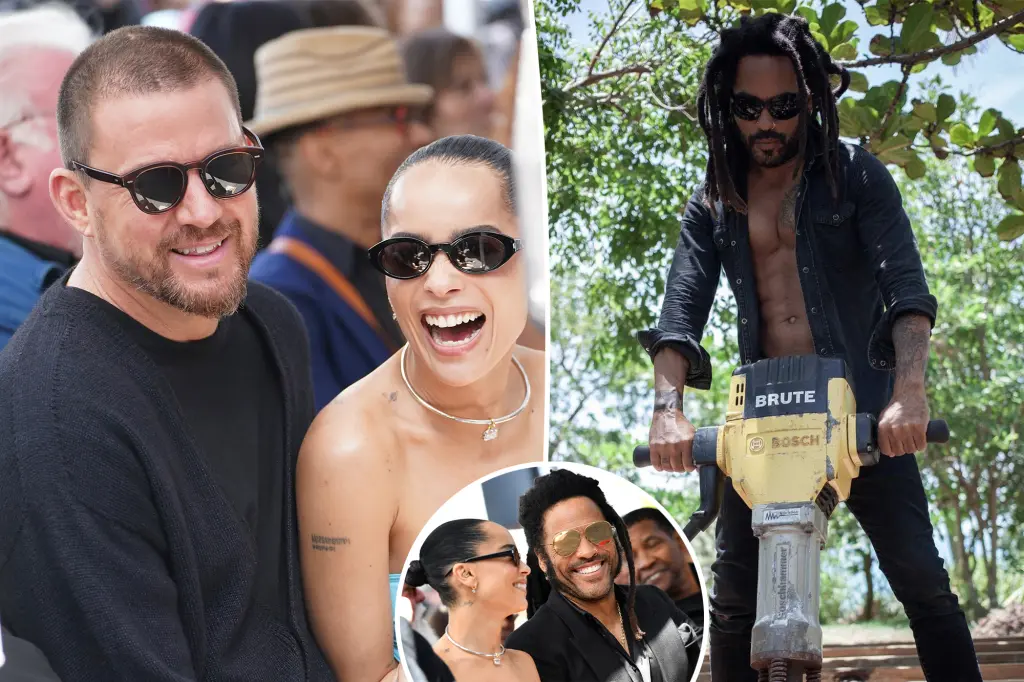 Featured image for Lenny Kravitz Hints at Zoë Kravitz and Channing Tatum's Wedding Plans