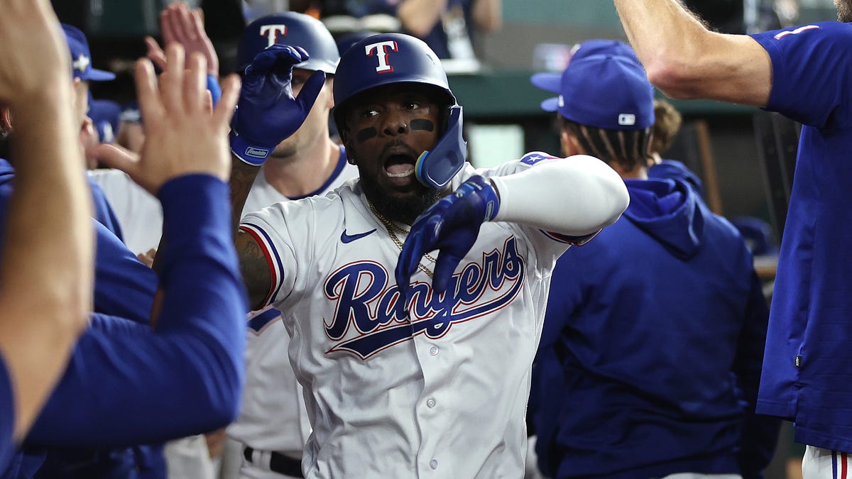 "Adolis Garcia's Home Run Puts Texas Ahead in Astros vs. Rangers Game 5"