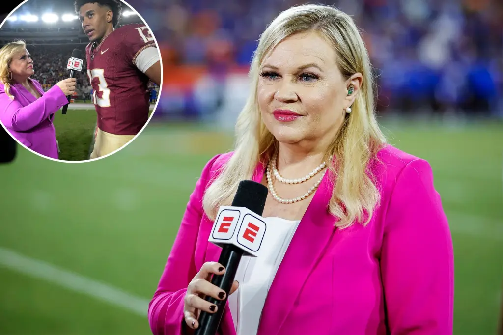 "ESPN's Holly Rowe Questions Absence of Female Sideline Reporters in EA's 'College Football 25'"