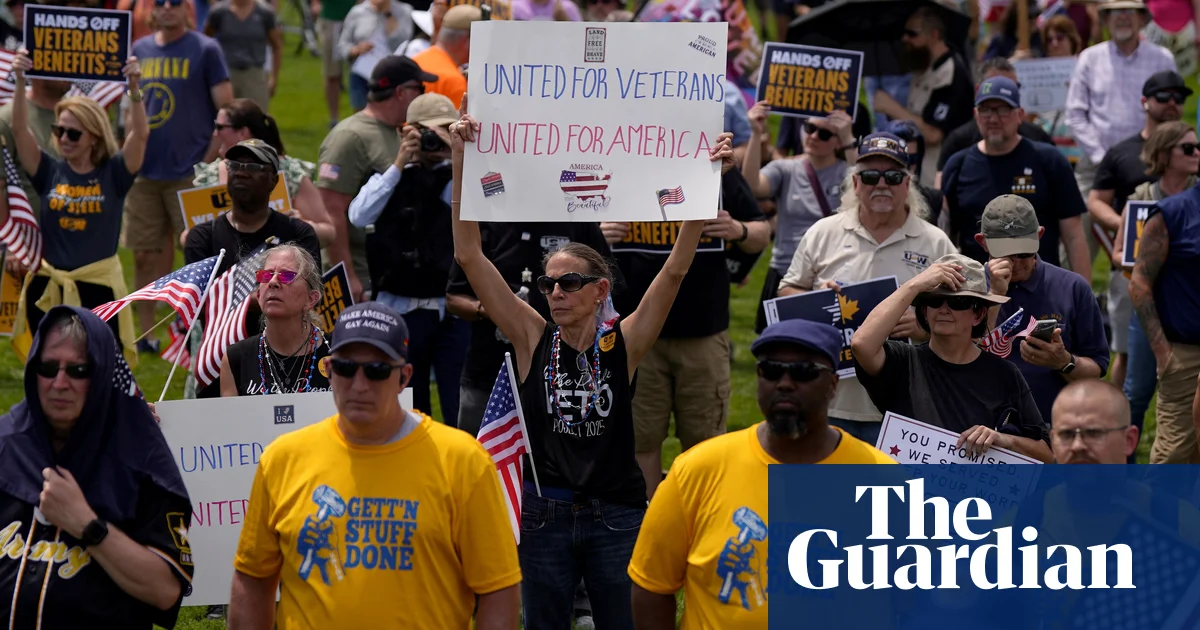 Veterans Protest Trump’s VA Cuts at D.C. Rally