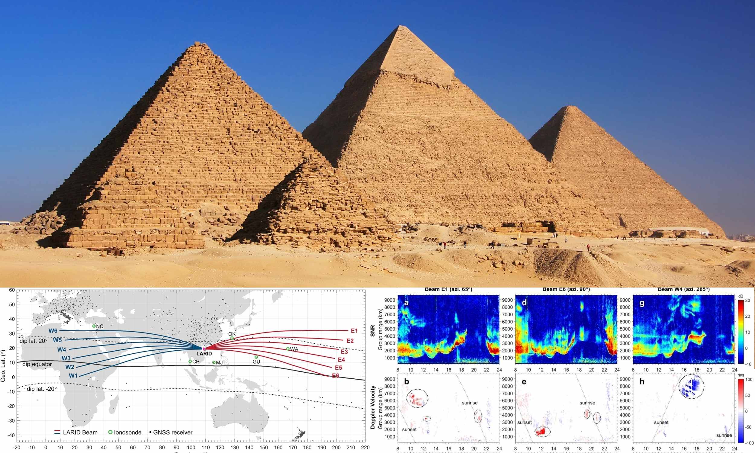 Featured image for Radar detects mysterious plasma bubbles above Egypt's pyramids from afar