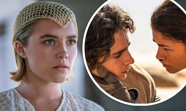 "Dune: Part Two" stars face time constraints for romantic scenes while Zendaya's fashion era begins at CinemaCon.