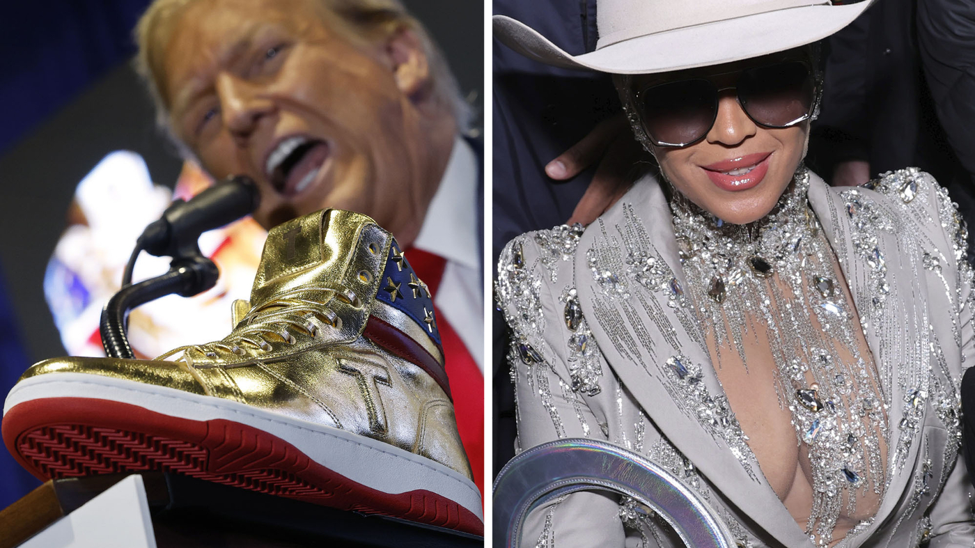 "Trump's Gold Sneaker Line: A Political Statement or Fashion Faux Pas?"