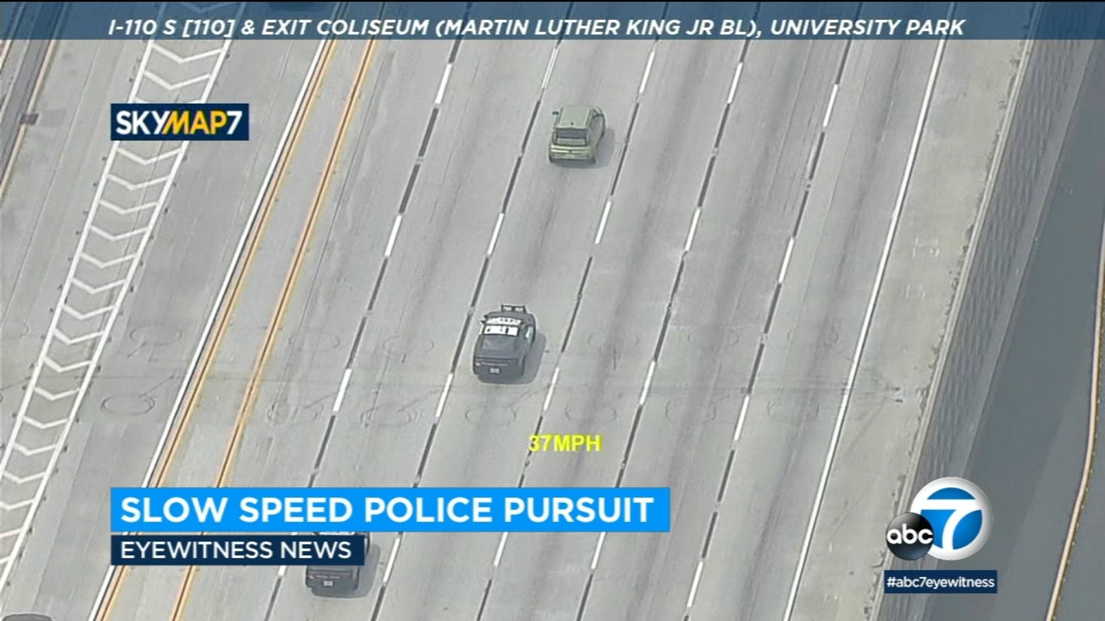 High-speed chases and fiery crashes: A roundup of recent police pursuits in LA.