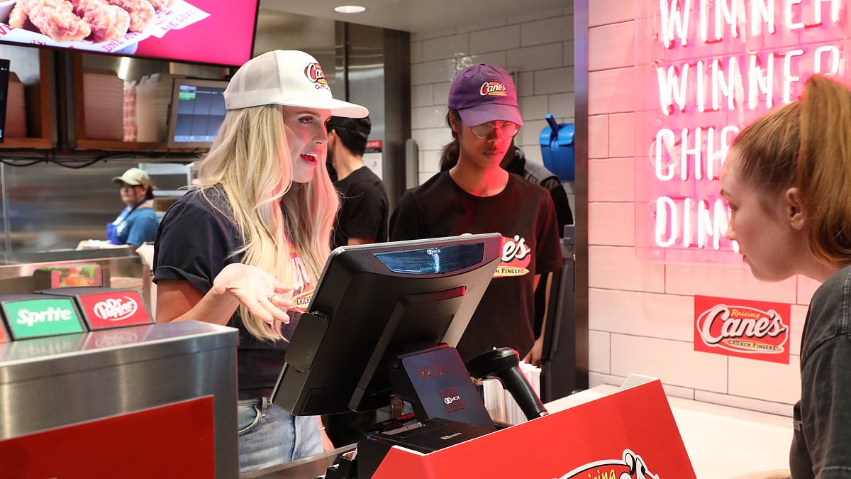 Featured image for "Southern Charm's Madison LeCroy and Bravo's Craig Conover Spotted as Cashiers at Raising Cane's on Las Vegas Strip"