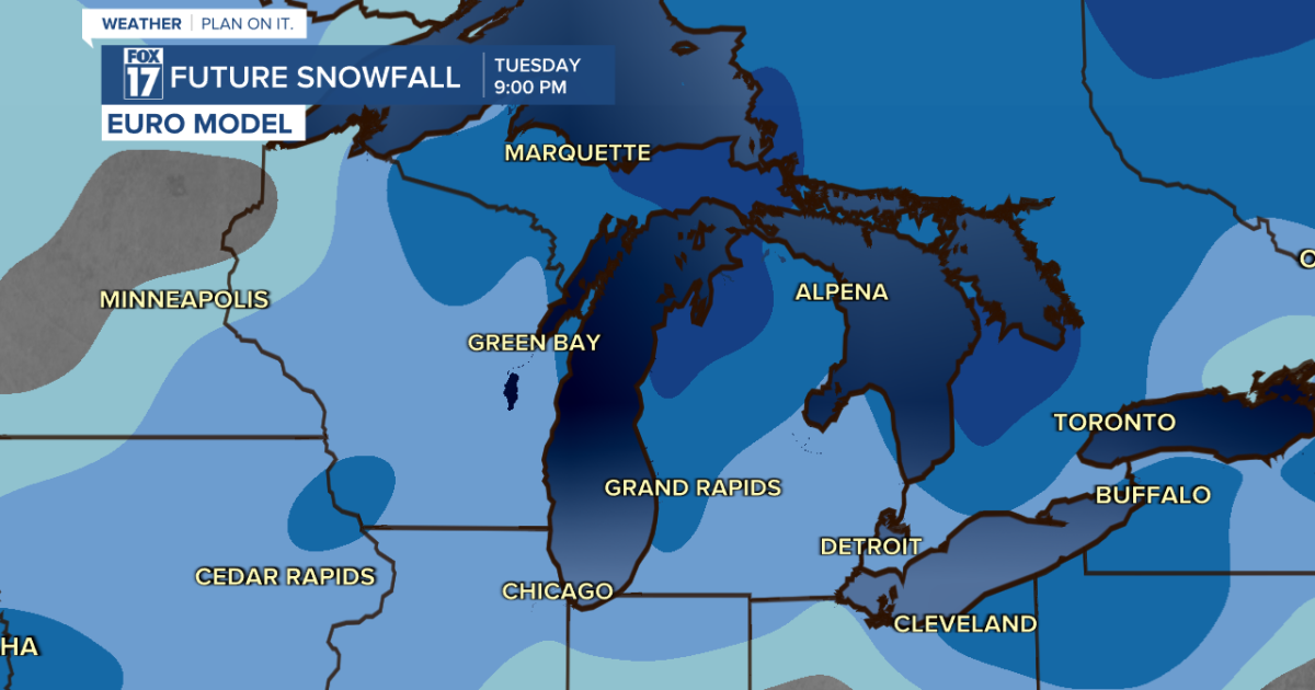 Featured image for Weekend Snowfall Expected in Michigan