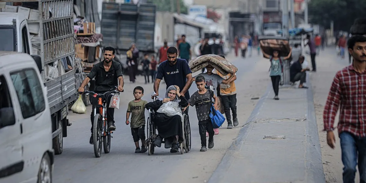 Featured image for Intensified Israeli Strikes and Displacement in Gaza