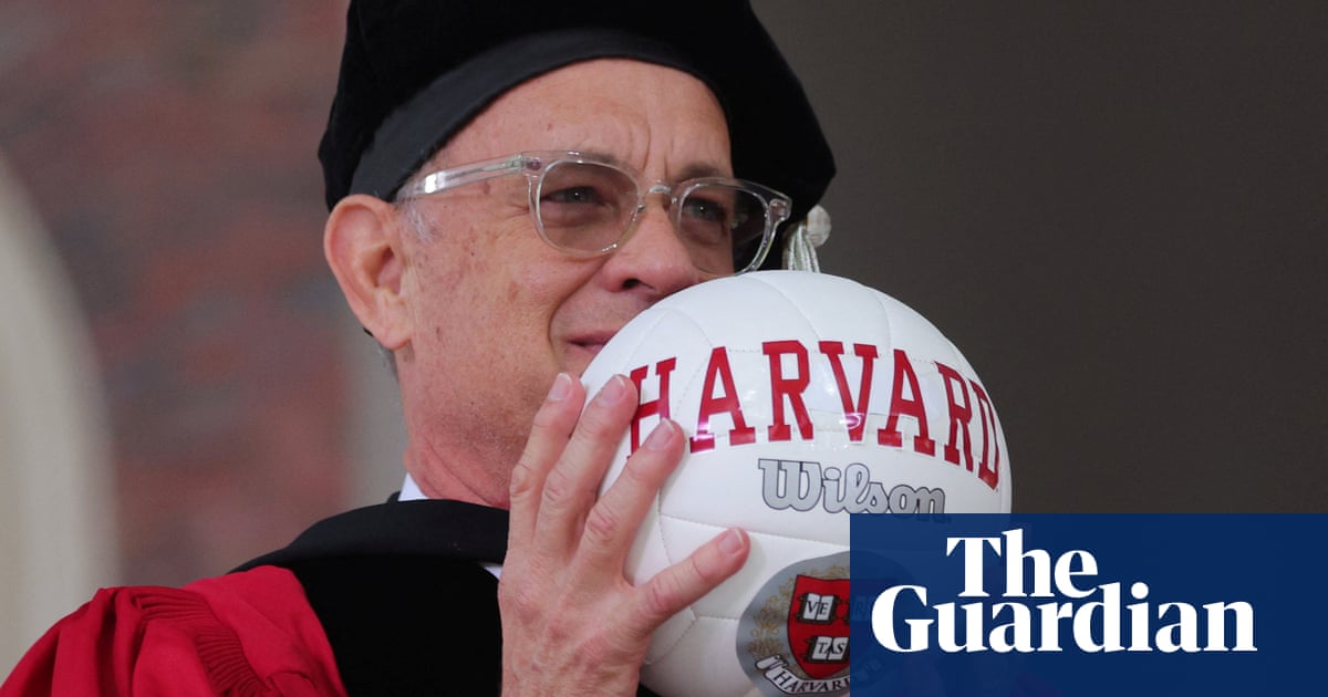 Tom Hanks implores Harvard graduates to defend truth and liberty