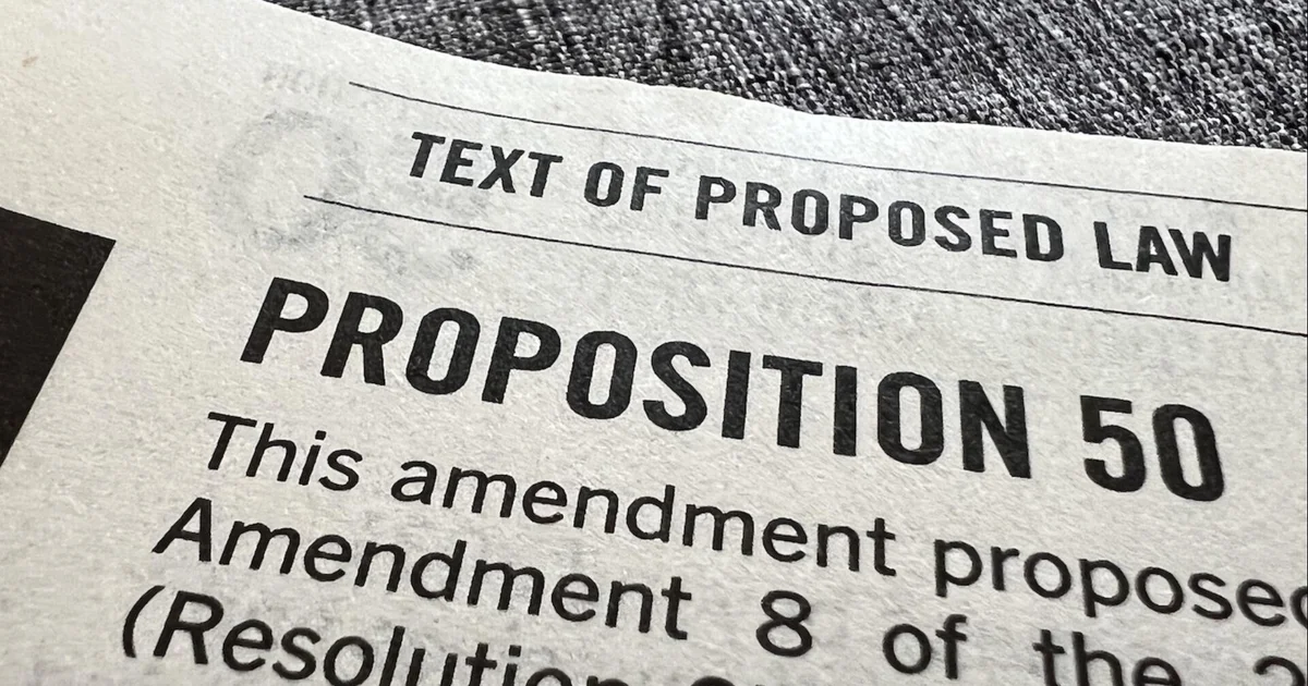 California Prop 50 Debate Sparks National Political Tensions