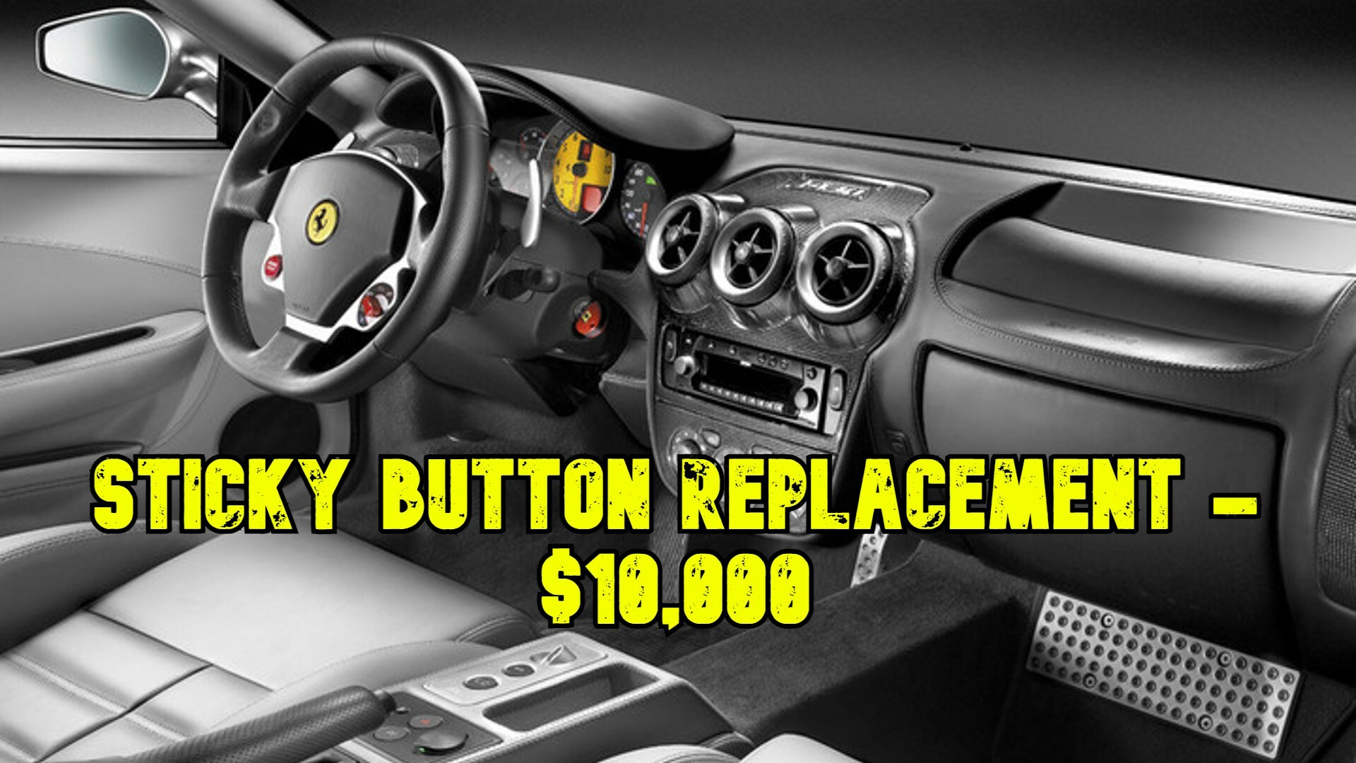 Ferrari Owner Spends Nearly $10k on Button Replacement.