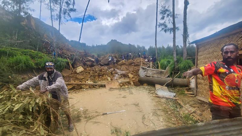Papua New Guinea Landslide Leaves Over 670 Feared Dead