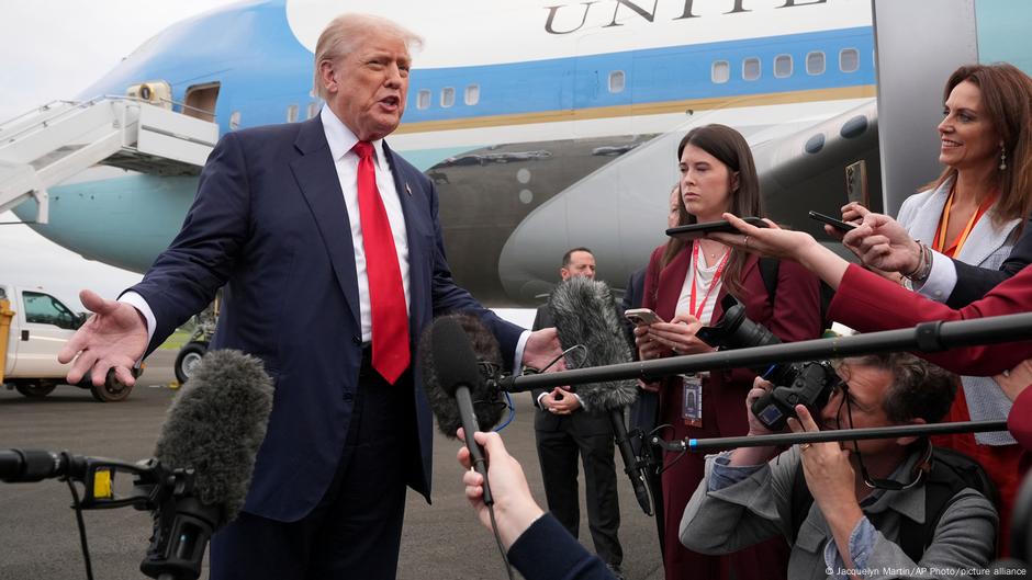 Trump urges Europe to improve immigration amid Scotland golf trip