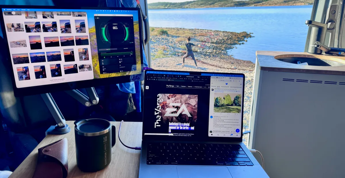 Featured image for Espresso Pro Portable Monitor Transforms Remote Work